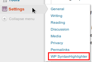 WP SyntaxHighlighter