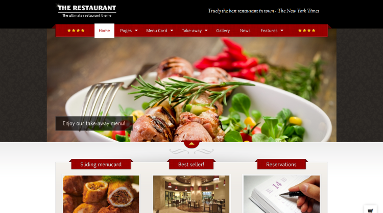 The Restaurant WordPress Themes